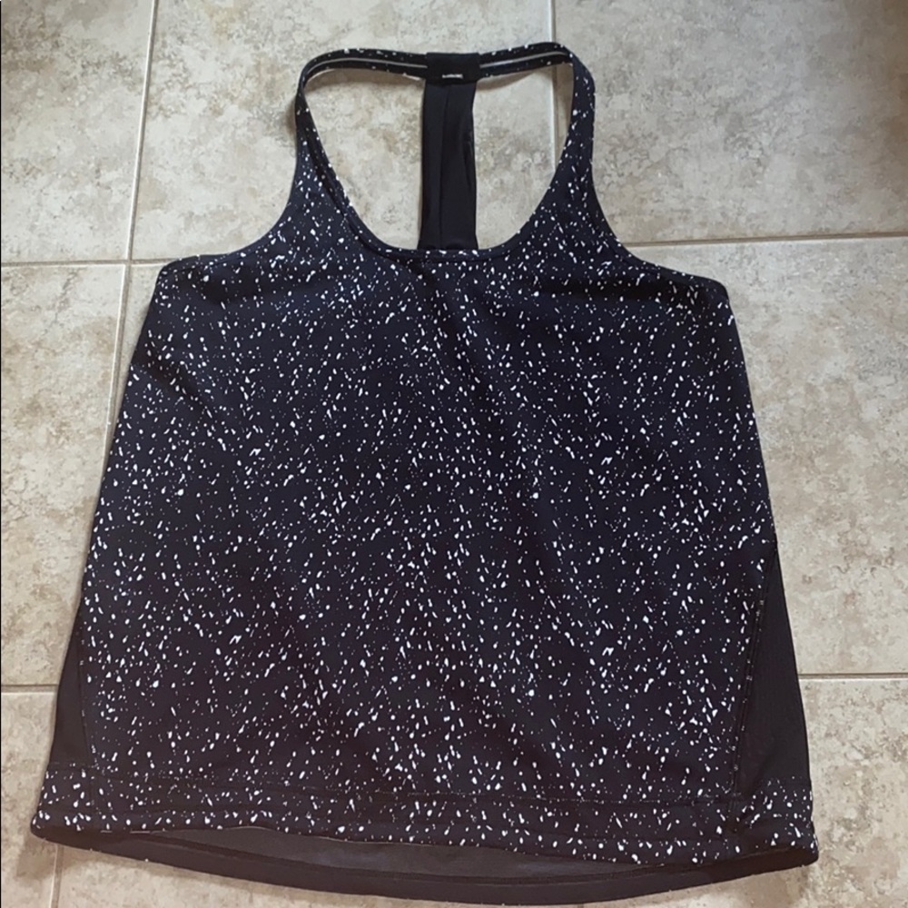 LULULEMON RACER BACK GALAXY TANK TOP W/ MESH BACK